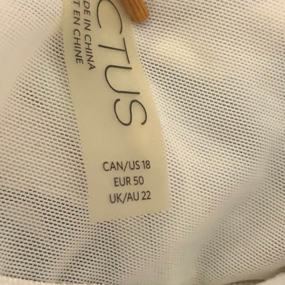 Womens Blue, Black, White Swimsuit. Size 18. By: Cactus. Like New. - Picture 5 of 9